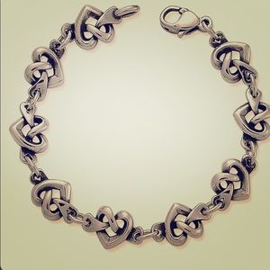 James Avery Retired Heart Knot bracelet